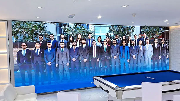 Large indoor LED Screen