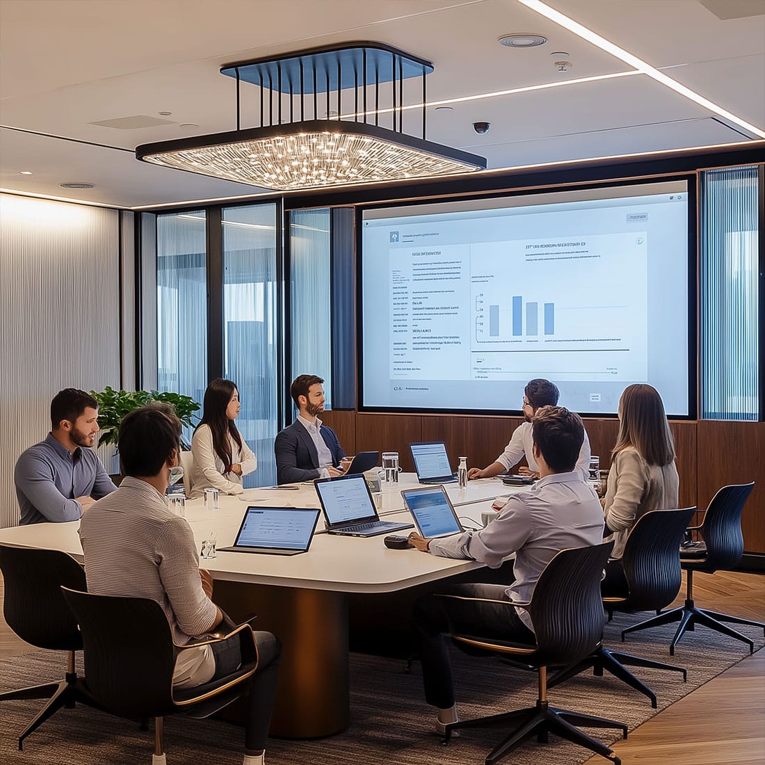 meeting room large led screen