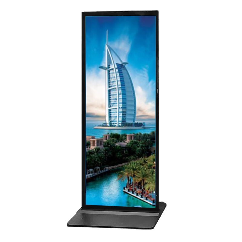 stretched digital kiosk